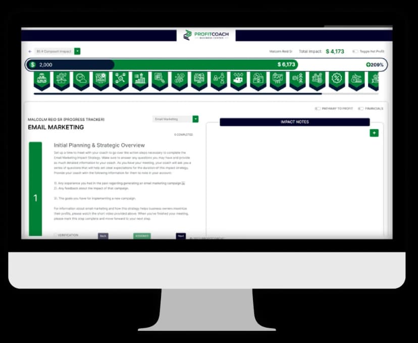 ProfitADVISOR platform screenshot 4